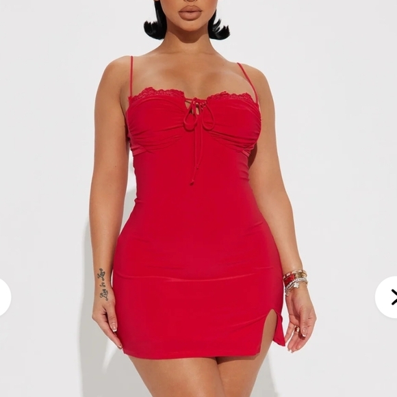 Fashion Nova Dresses & Skirts - Fashion nova red mini dress